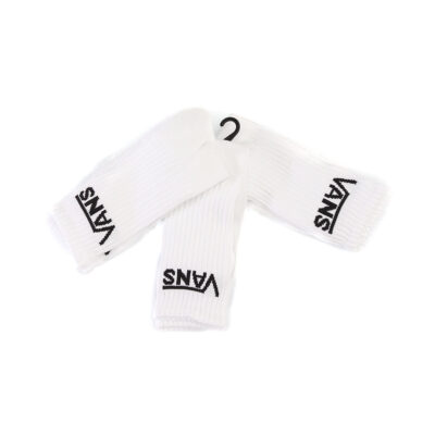 Vans - 3Pack Classic Crew 9.5-13 White Black