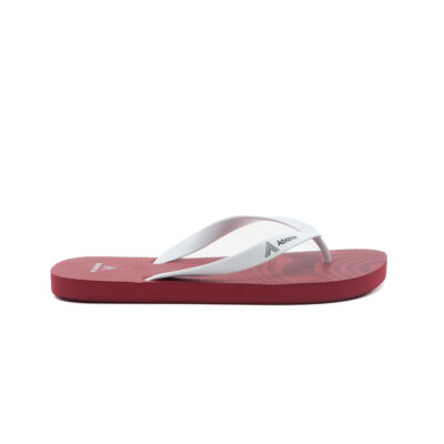 Advance - Aruba Printed Mens Flip Flop Burgundy White