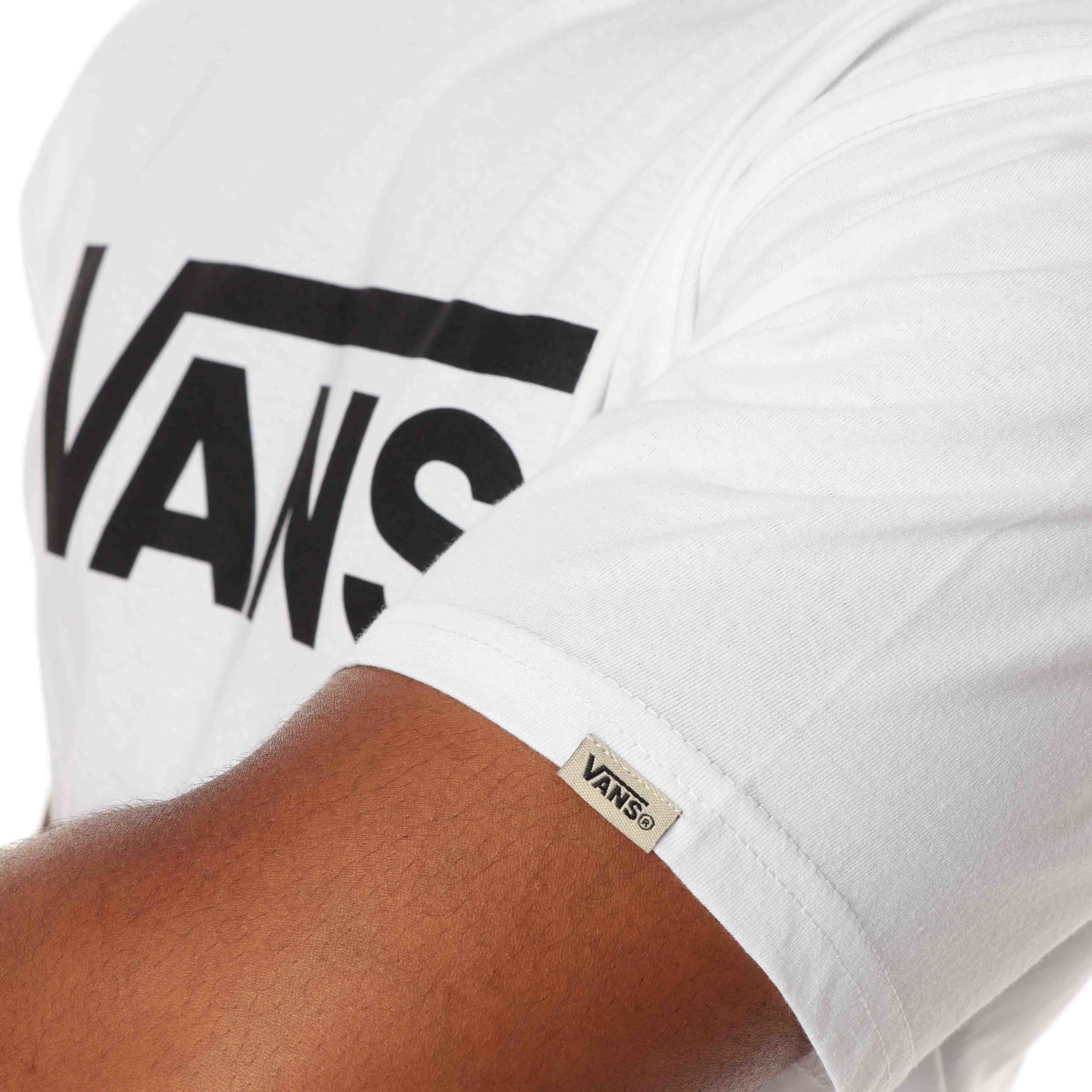 Vans Classic Mens Short Sleeve TShirt White Black Mr. Tekkie