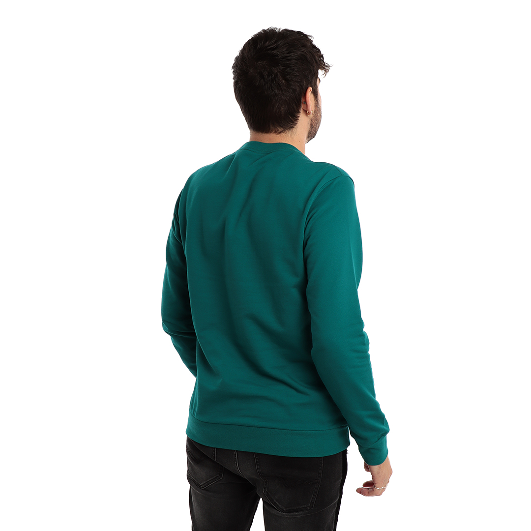 adidas green sweater mens