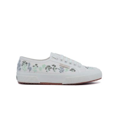 Superga - Flower Embroidery Womens