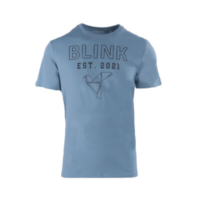 Blink - EST 21 Mens T-Shirt Light Blue