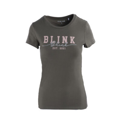 Blink - Metallic Logo Ladies T-Shirt