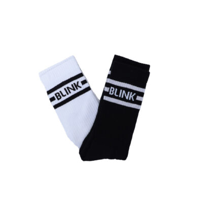 Blink - Skater Socks 2Pack Black White