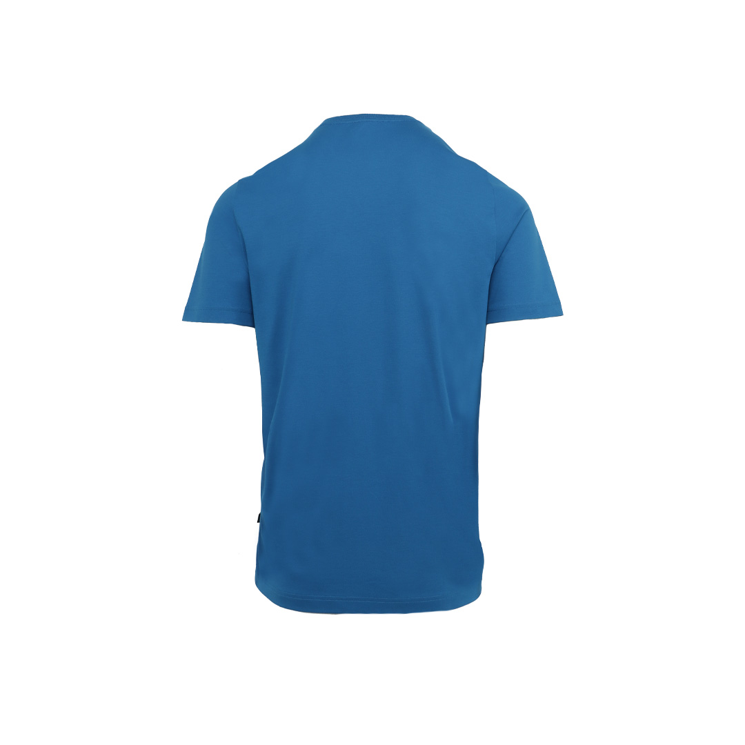 Puma - ESS Mens Logo Tee Blue White - Image 4